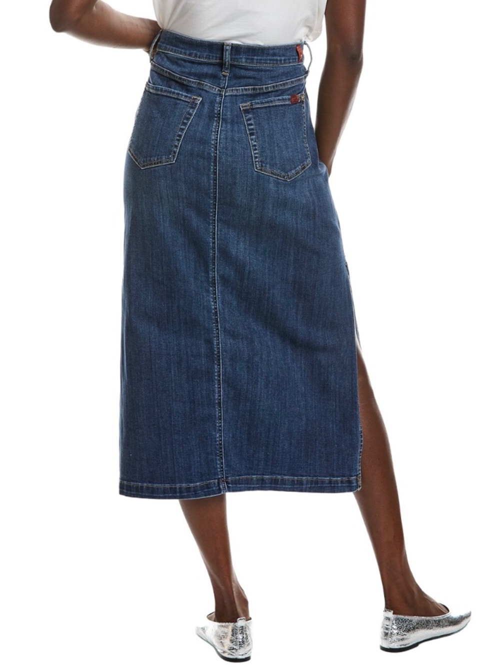 Summer Denim midi skirt size medium - 7 for all Mankind - Picture 7 of 7